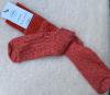 Mi-chaussettes 43/45 Couleur : Rayé rouge vermeil terracotta